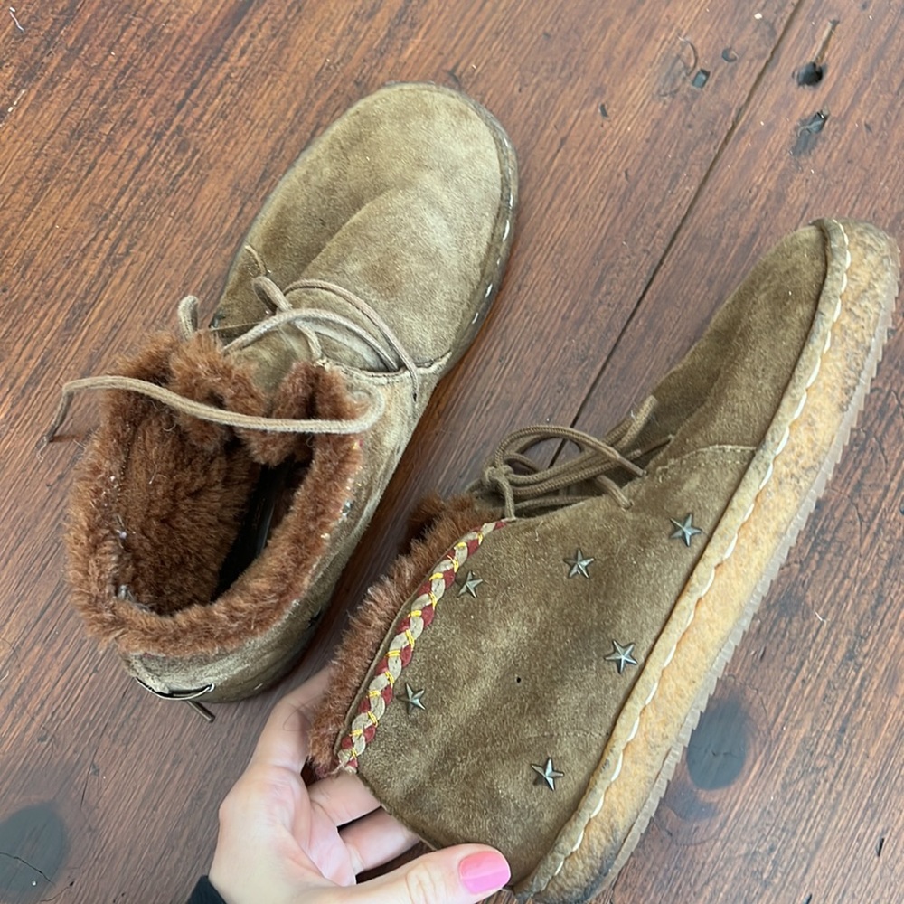 Anthropologie handmade moccasins